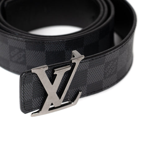 Louis Vuitton Black Damier Inifini Leather Boston Reversible Belt 105CM Louis  Vuitton