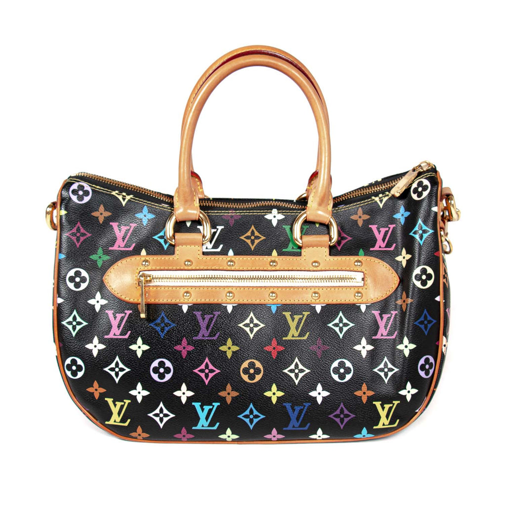 Louis Vuitton Takashi Murakami Multi Color Monogram Pochette + Strap ○  Labellov ○ Buy and Sell Authentic Luxury