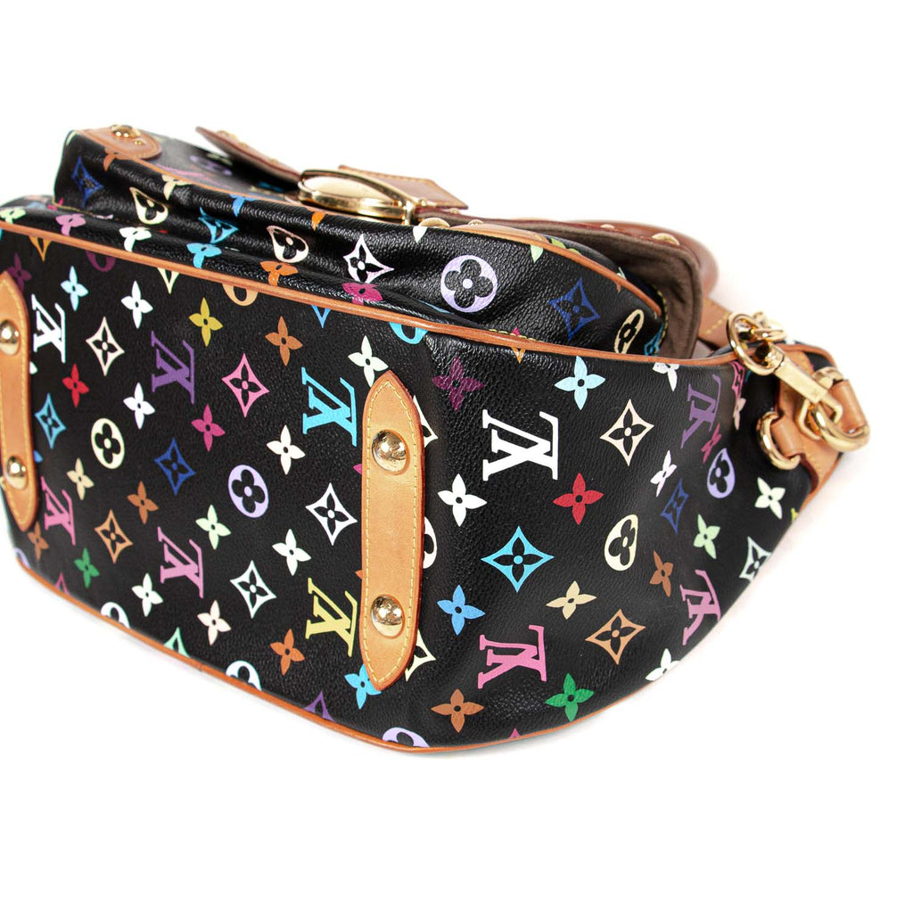 Louis Vuitton Takashi Murakami Multi Color Monogram Pochette + Strap ○  Labellov ○ Buy and Sell Authentic Luxury