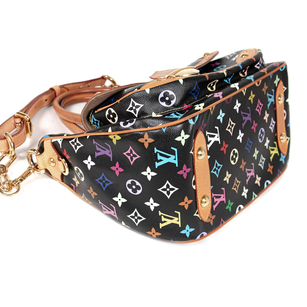 Louis Vuitton Takashi Murakami Multi Color Monogram Pochette + Strap ○  Labellov ○ Buy and Sell Authentic Luxury