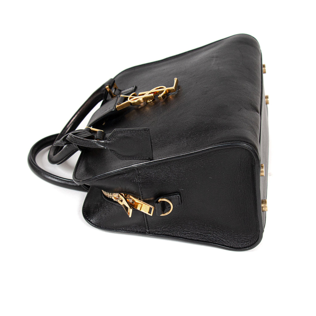 Saint Laurent Monogram Baby Cabas Black 568853 – Queen Bee of Beverly Hills