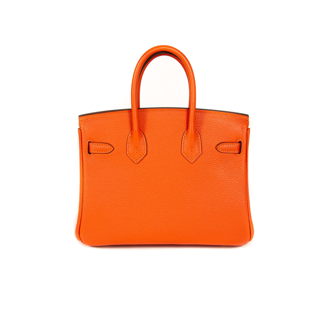 Hermès Birkin 25 Orange Togo Leather