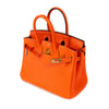 Hermès Birkin 25 Orange Togo Leather