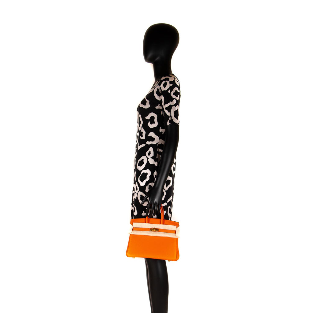 Hermès Orange Togo Birkin 25 – Savonches