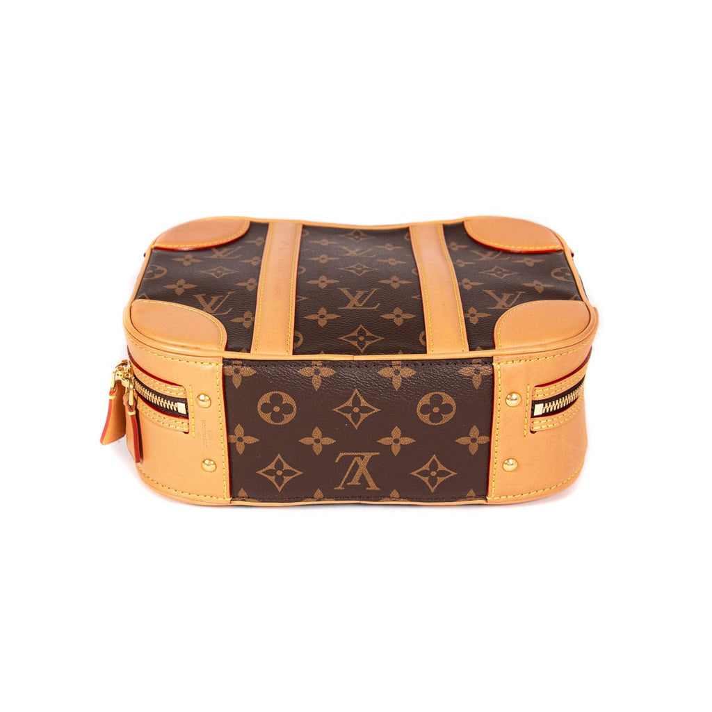 LOUIS VUITTON  MONOGRAM VALISETTE MINI LUGGAGE PM IN COATED