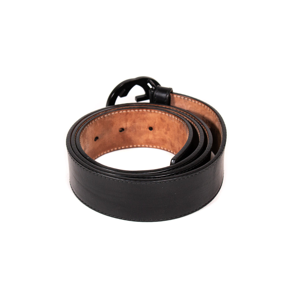 Gucci GG Interlocking Leather Belt