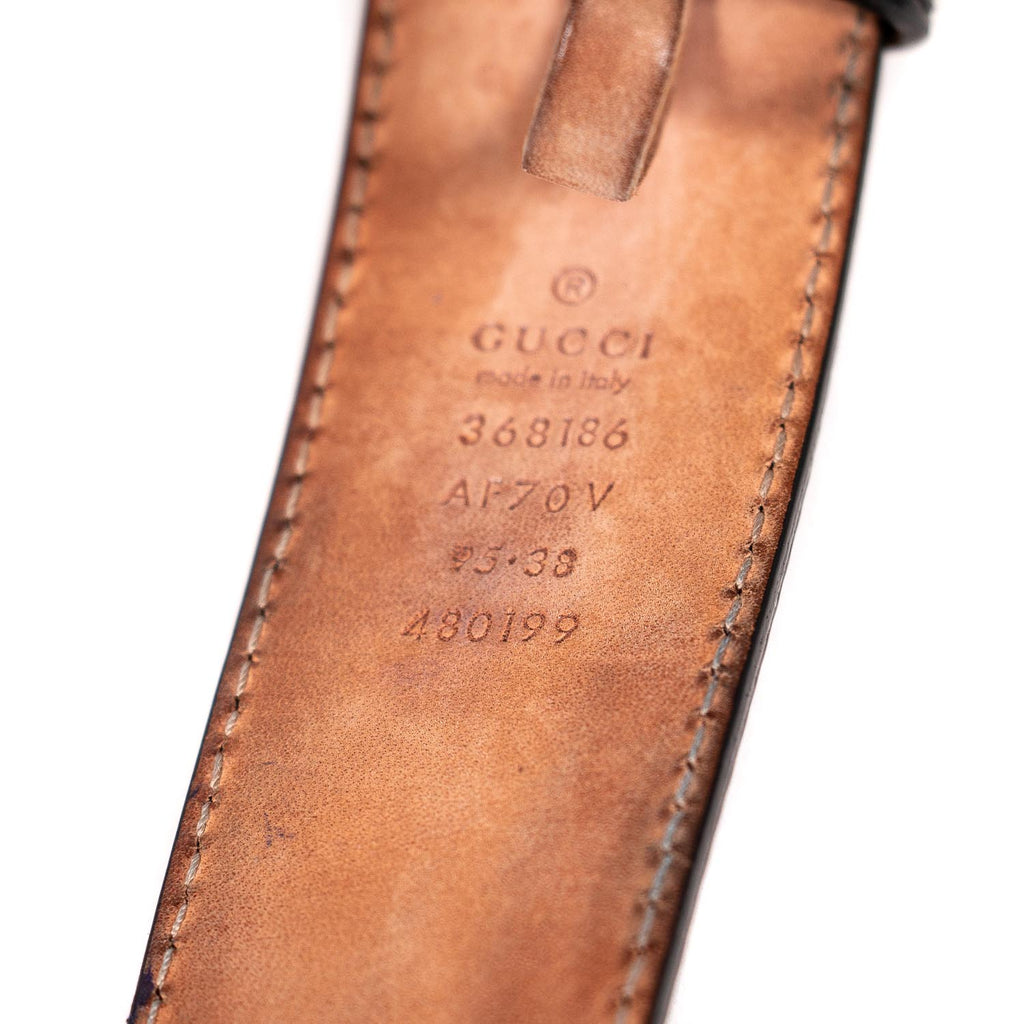 Gucci GG Interlocking Leather Belt