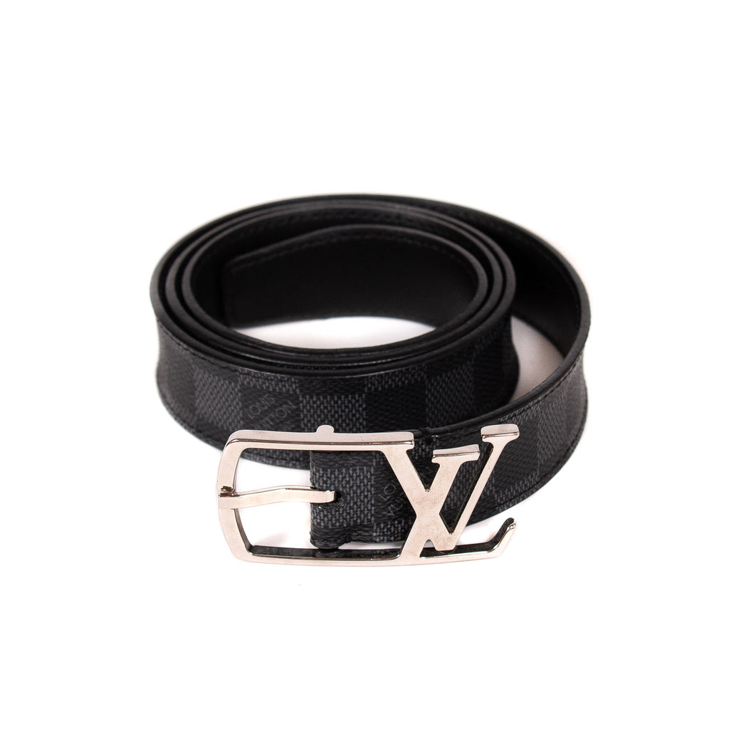 LOUIS VUITTON NEOGRAM DAMIER GRAPHITE BELT 30MM