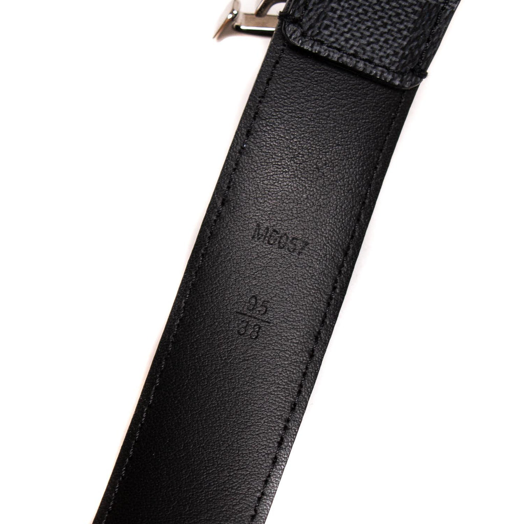 LOUIS VUITTON NEOGRAM DAMIER GRAPHITE BELT 30MM