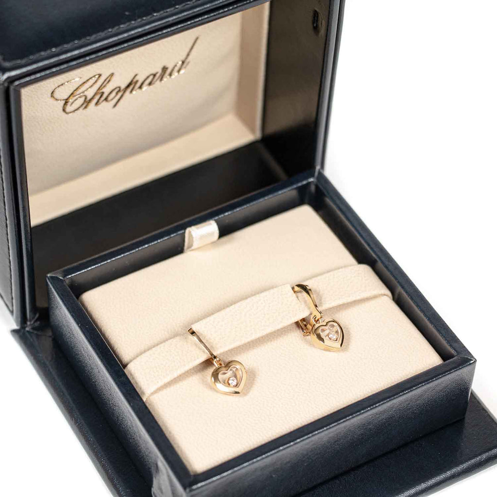 Chopard Happy Diamonds Yellow Gold Earrings