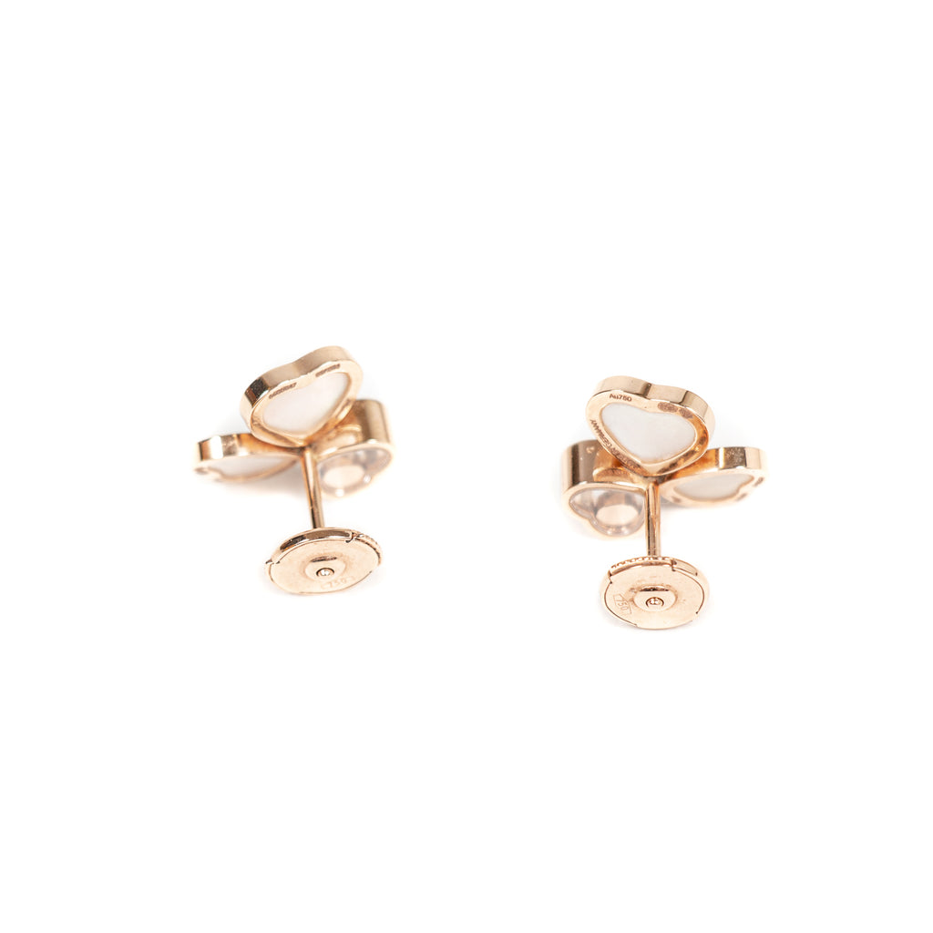 Chopard Happy Hearts Wings Rose Gold Earrings