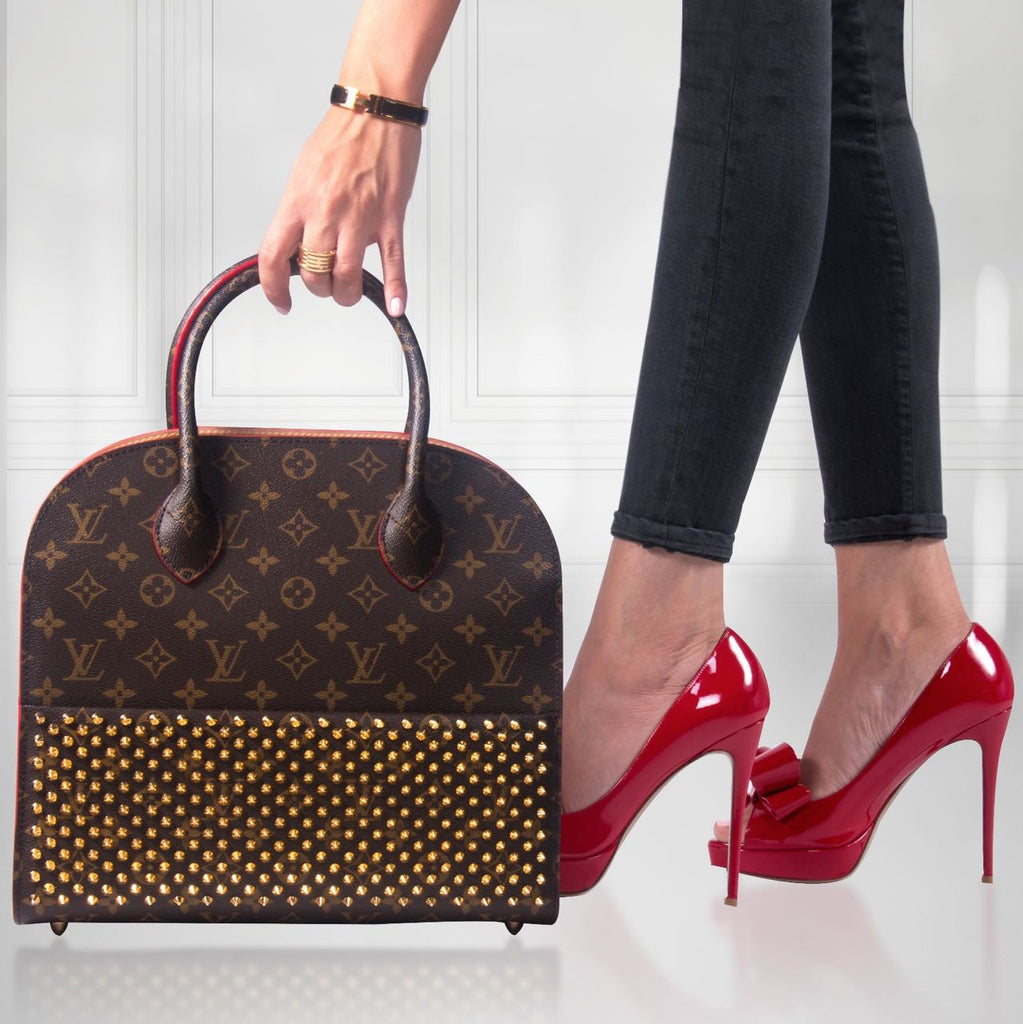 Louis Vuitton Shopping Bag Christian Louboutin - revogue