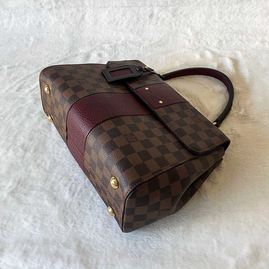 Louis Vuitton Bordeaux Damier Ebene Bond Street Bag Louis Vuitton