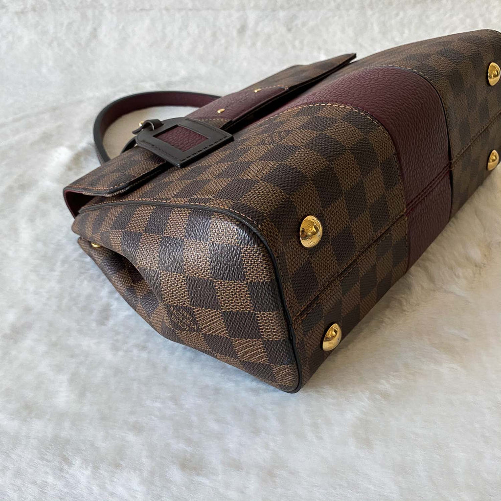 Bond Street bag in ebene checkered canvas