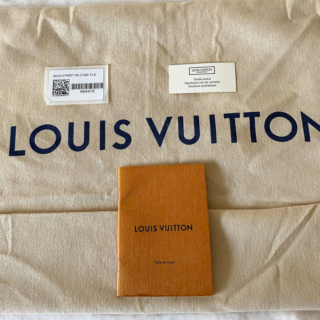 Louis Vuitton Damier Ebene Bond Street in brown coated/waterproof canvas  Cloth ref.394028 - Joli Closet
