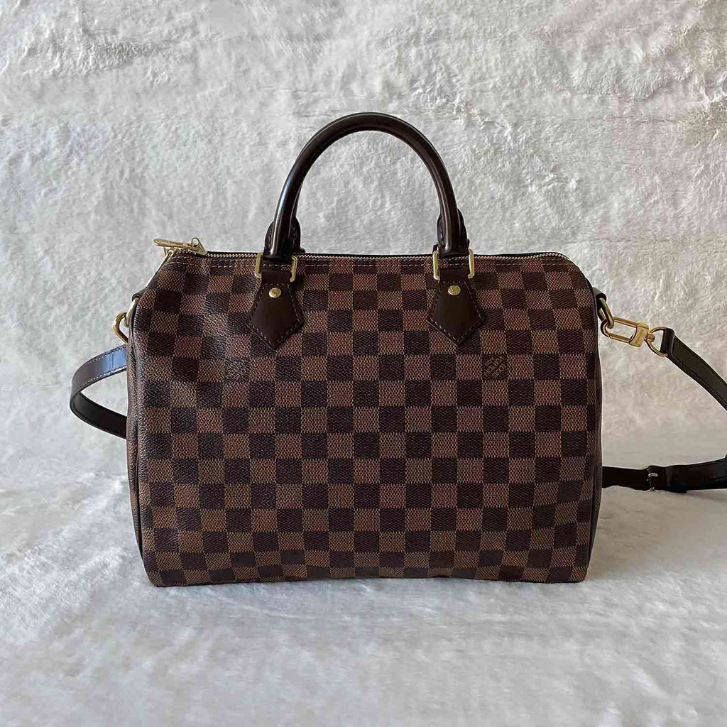 Louis Vuitton Damier Ebene Speedy 30 Bandoulière