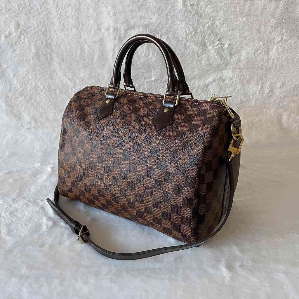 Louis Vuitton Damier Ebene Speedy 30 Bandoulière