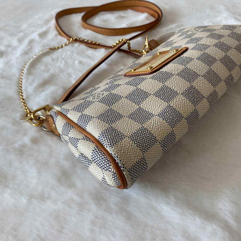 Louis Vuitton Damier Azur Eva Clutch