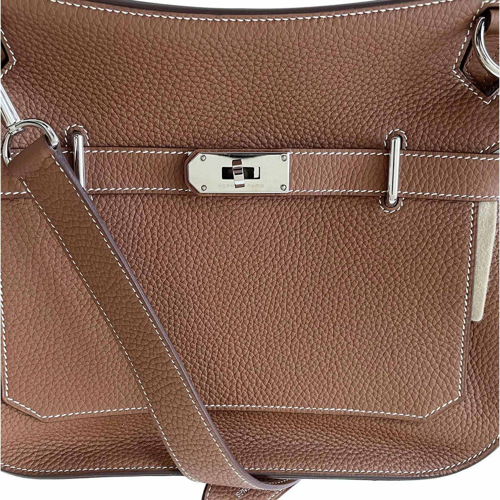 Hermes Cuivre Clemence Leather Palladium Hardware Jypsiere 34 Bag Hermes |  The Luxury Closet