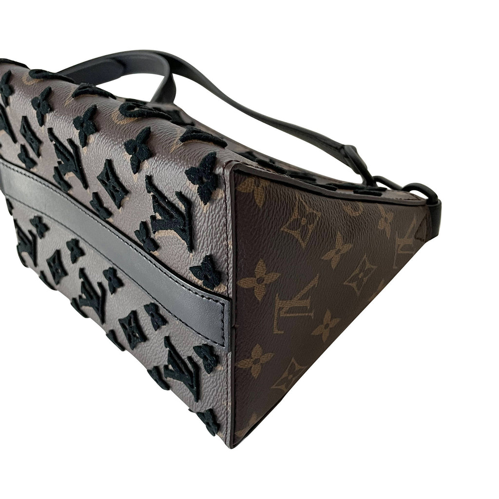 Louis Vuitton Tuffetage Monogram Canvas Triangle Messenger Bag, Louis Vuitton  Handbags