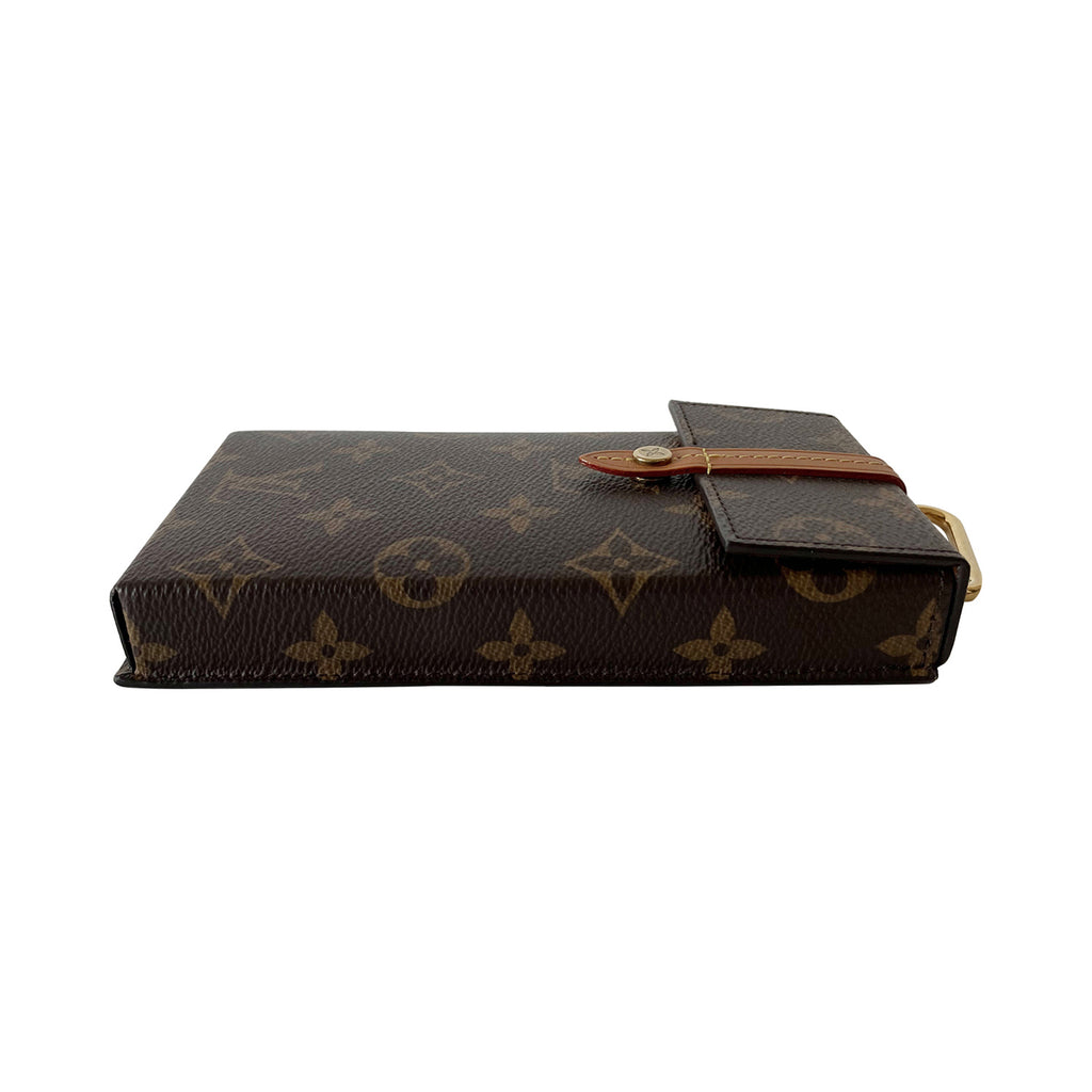 Louis Vuitton Box Phone Case Monogram Brown in Canvas/Leather with  Gold-tone - US