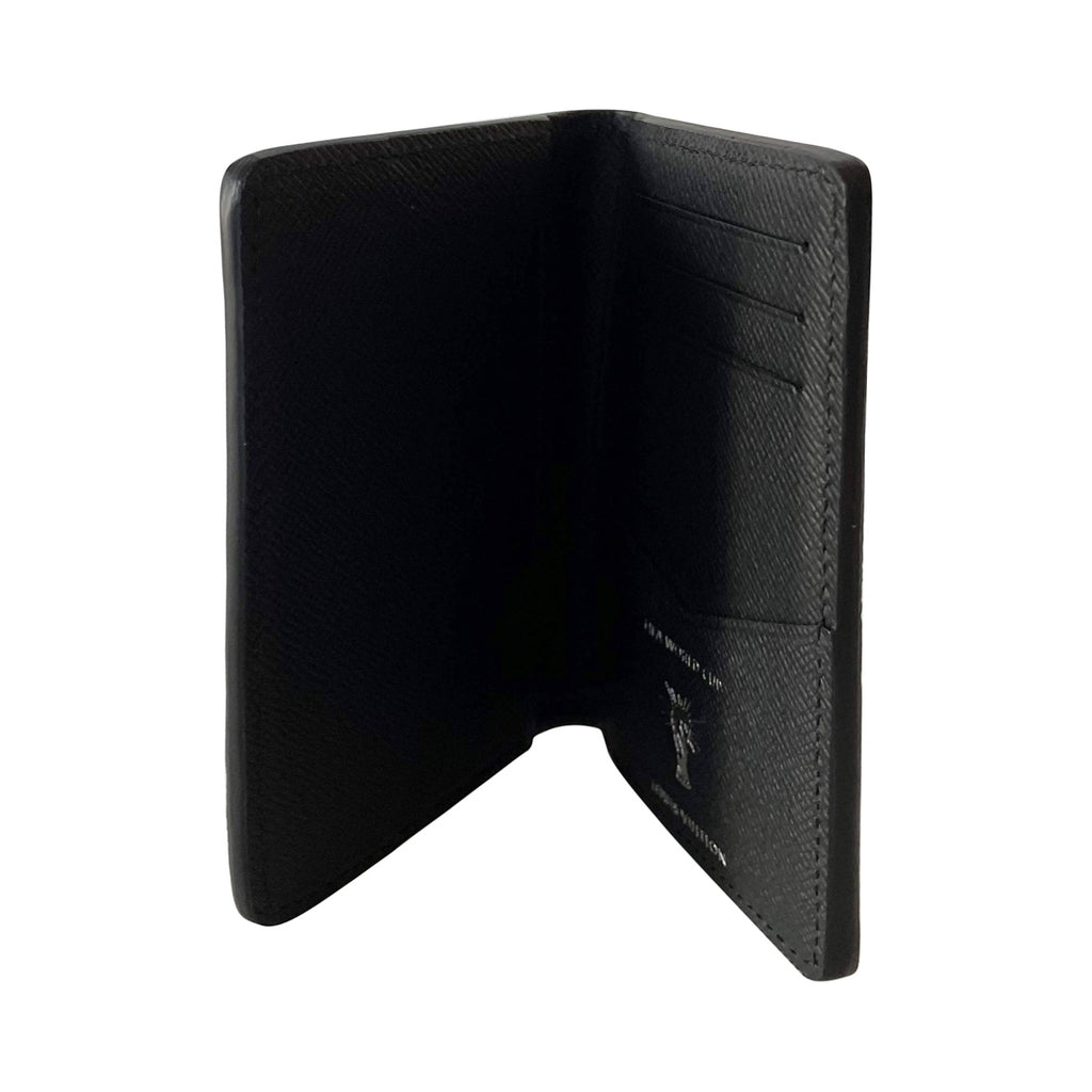 Louis Vuitton Epi Noir Pocket Organizer Leather Wallet (LOR