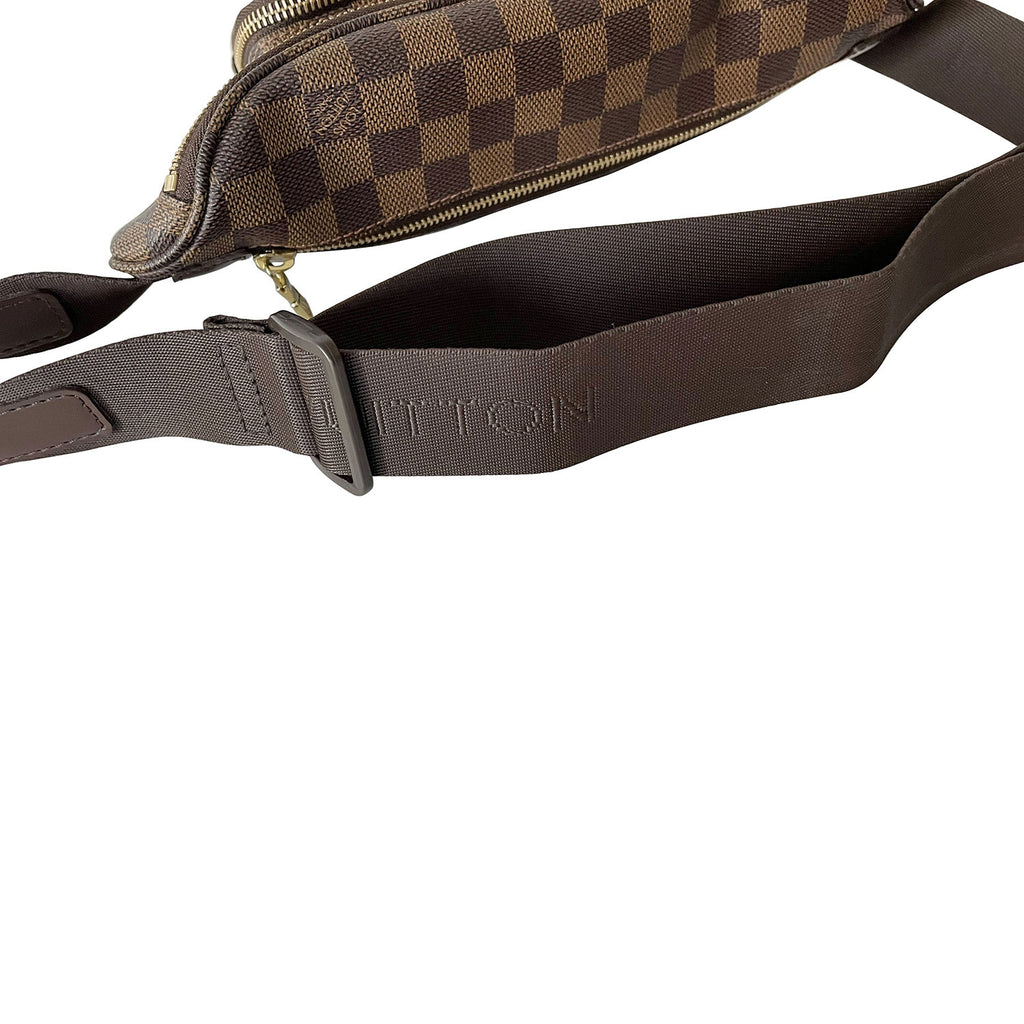 LOUIS VUITTON Damier Ebene Melwil Waist bag N51172 LV Auth rd5511