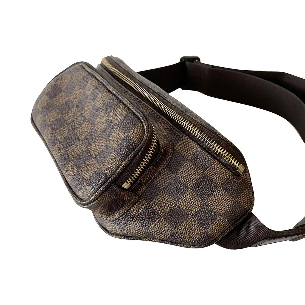 LOUIS VUITTON Damier Ebene Melville Bum Bag 438782