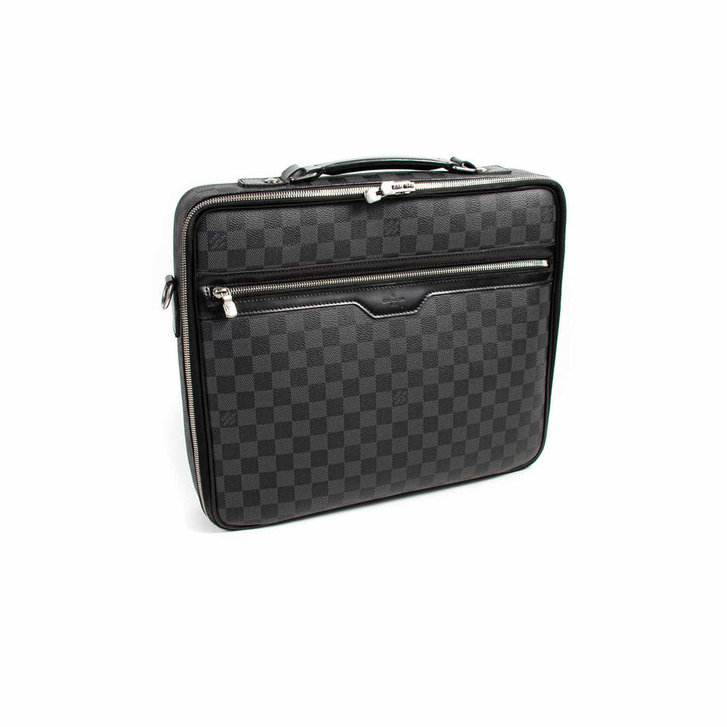 Louis Vuitton Damier Graphite Canvas Steeve Briefcase Bag Louis Vuitton