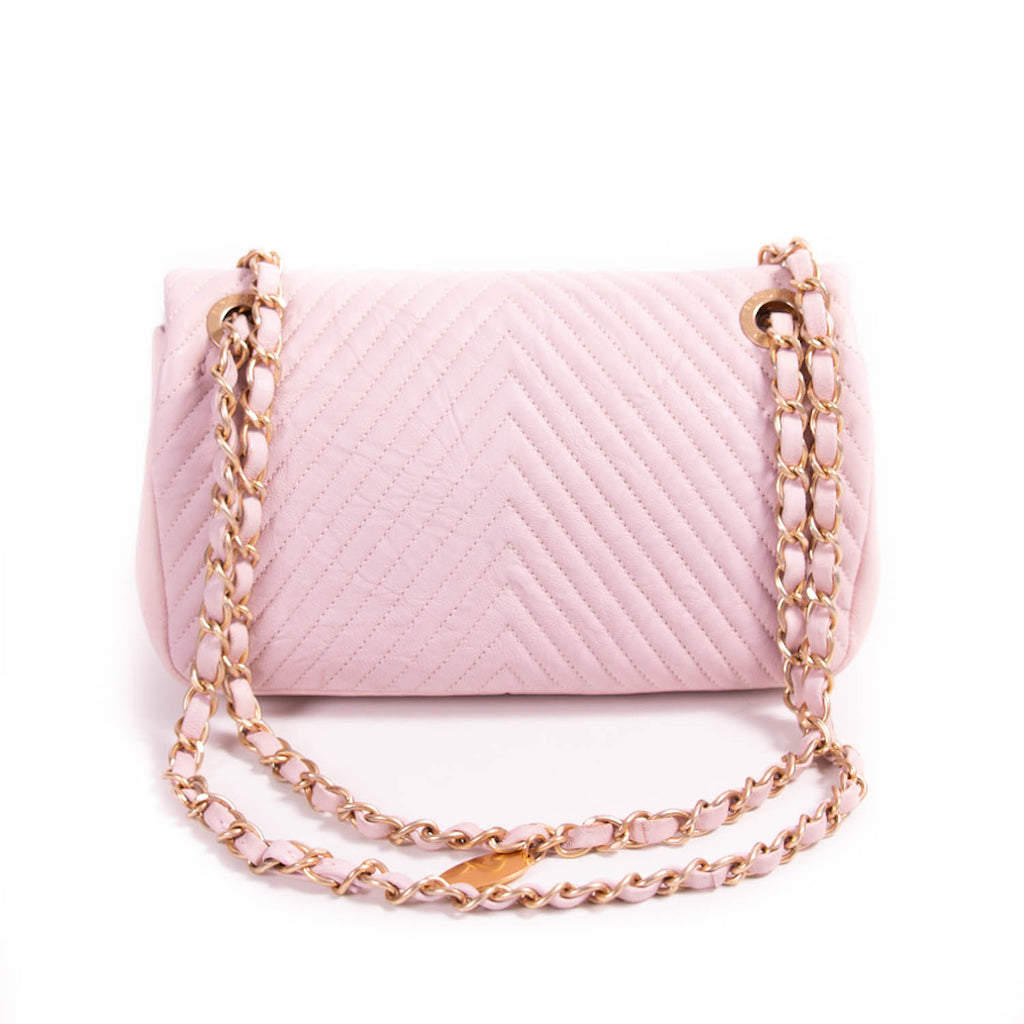 Chanel Small Classic Chevron Flap Bag Bags Chanel - Shop authentic new pre-owned designer brands online at Re-Vogue