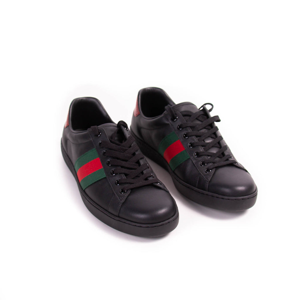 Gucci Ace Leather Sneakers Shoes Gucci - Shop authentic new pre-owned designer brands online at Re-Vogue