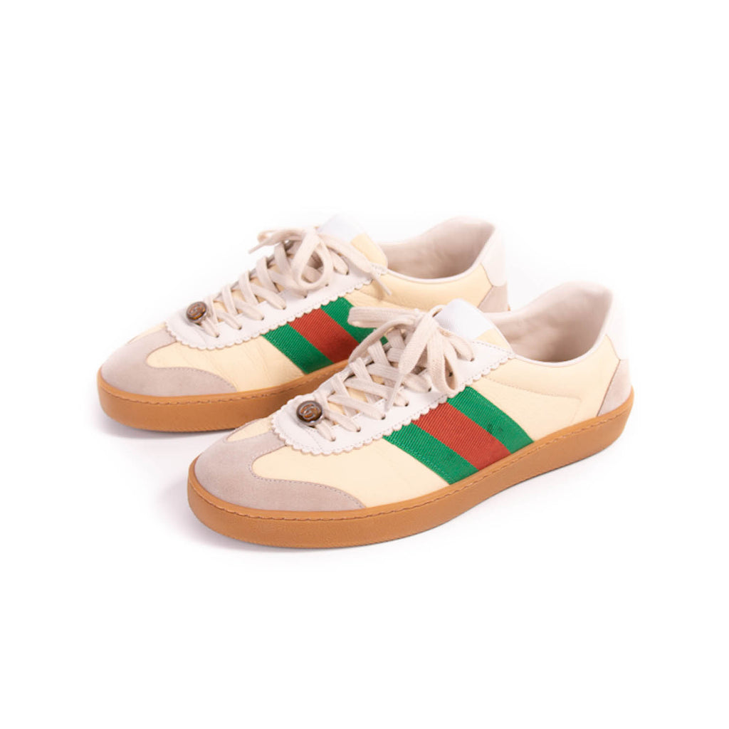 Gucci Ace Leather Bee Sneakers Shoes Gucci - Shop authentic new pre-owned designer brands online at Re-Vogue