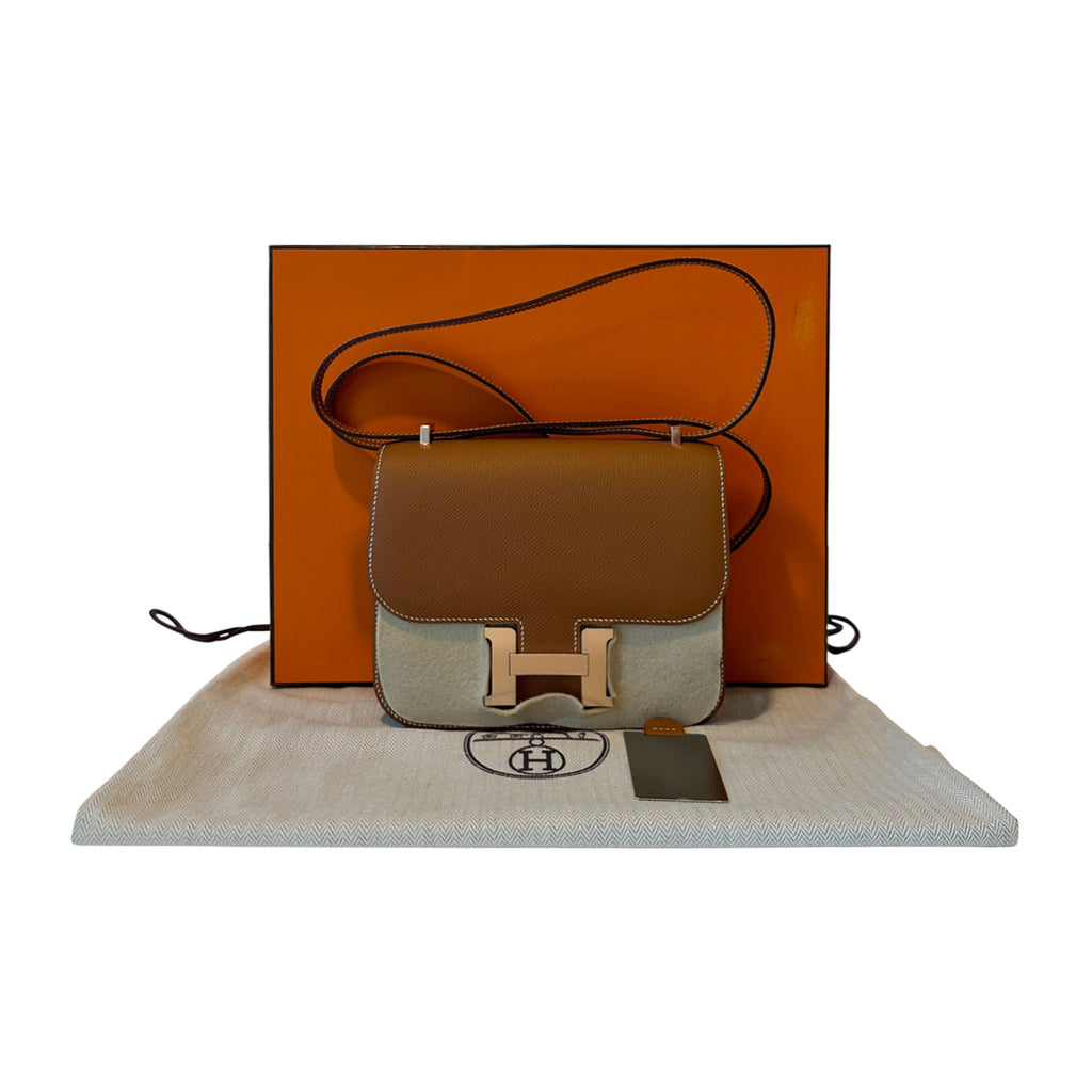 Hermès Constance III 18 Mini Gold Epsom 2023