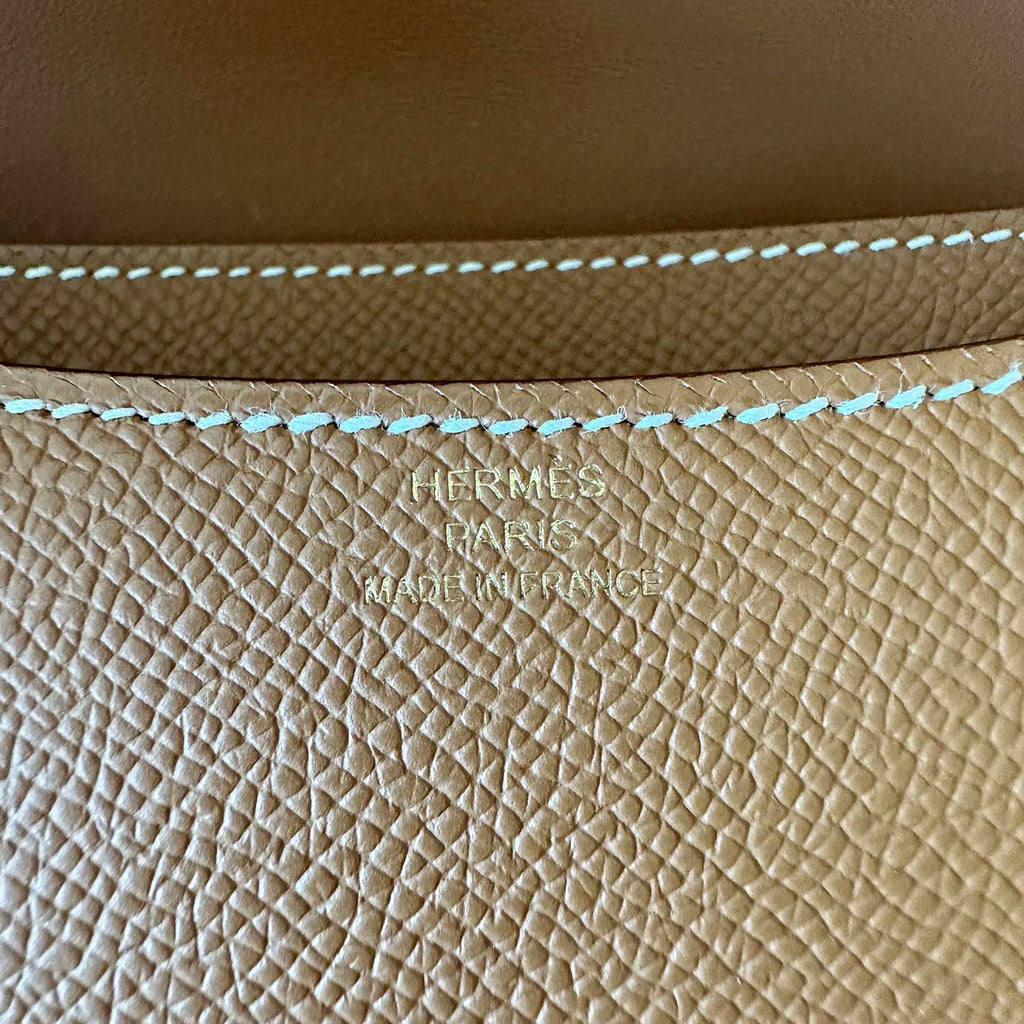 Hermès Constance III 18 Mini Gold Epsom 2023