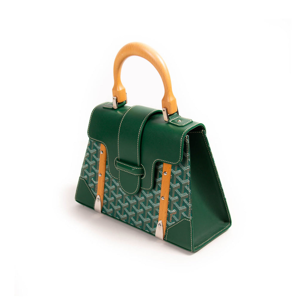 Unused-Authtic Goyard Saigon Shoulderbag VTG Green Handbag