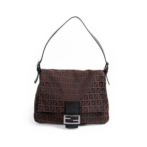 Fendi 2Jours Petite Embellished Leather Tote