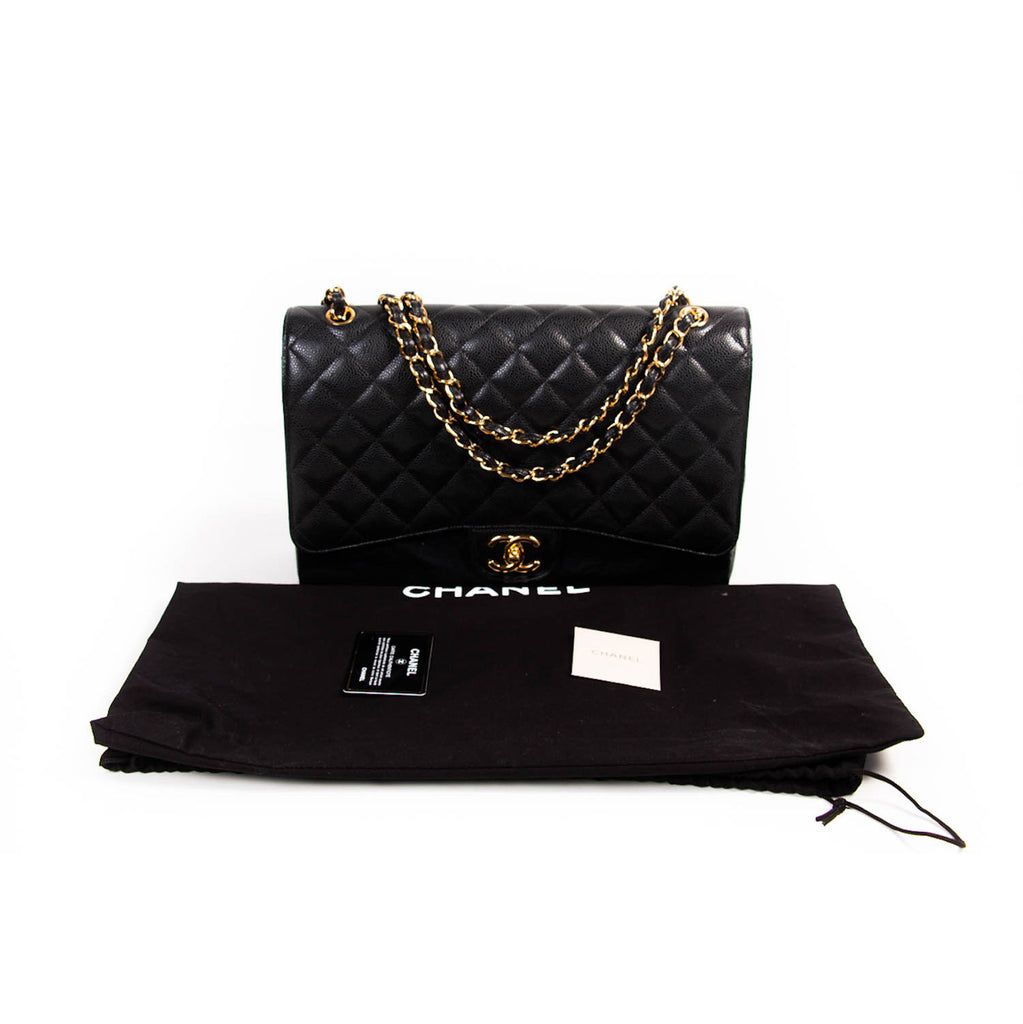 Buy Luxury Pre-owned Authentic Chanel Classic Flap Bag Black online