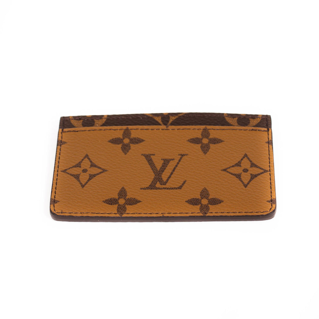 Authentic LOUIS VUITTON Monogram Eclipse reverse Coin card Holder