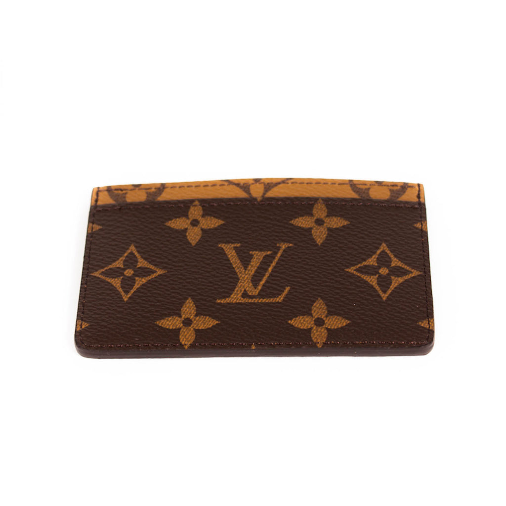 LOUIS VUITTON LV Card Holder in Monogram Reverse - 💯 AUTHENTIC