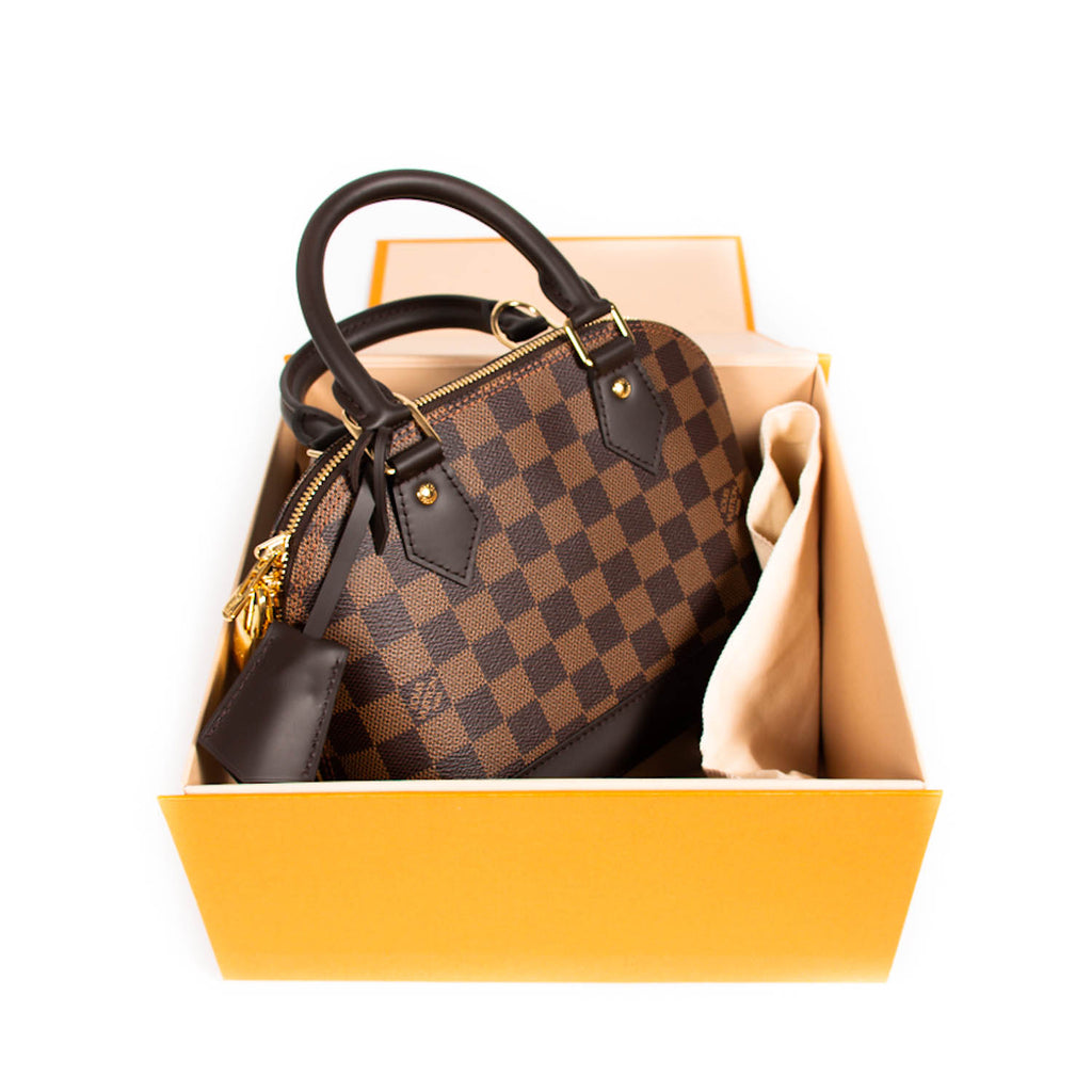 Louis Vuitton 2019 pre-owned Damier Ebène Alma BB two-way Bag