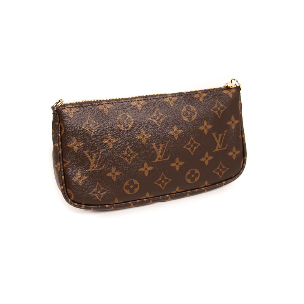 🔥LOUIS VUITTON Multi Pochette Accessoires Monogram Chain Shoulder Bag GIFT  2023