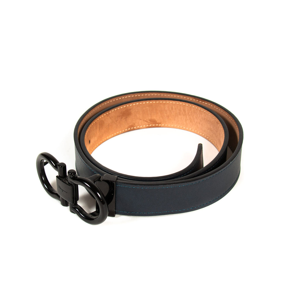 Salvatore Ferragamo Gancini Leather Belt Accessories Salvatore Ferragamo - Shop authentic new pre-owned designer brands online at Re-Vogue