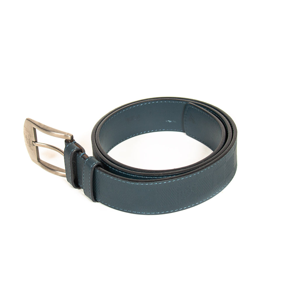 Louis Vuitton Damier Infini Leather Belt Accessories Louis Vuitton - Shop authentic new pre-owned designer brands online at Re-Vogue