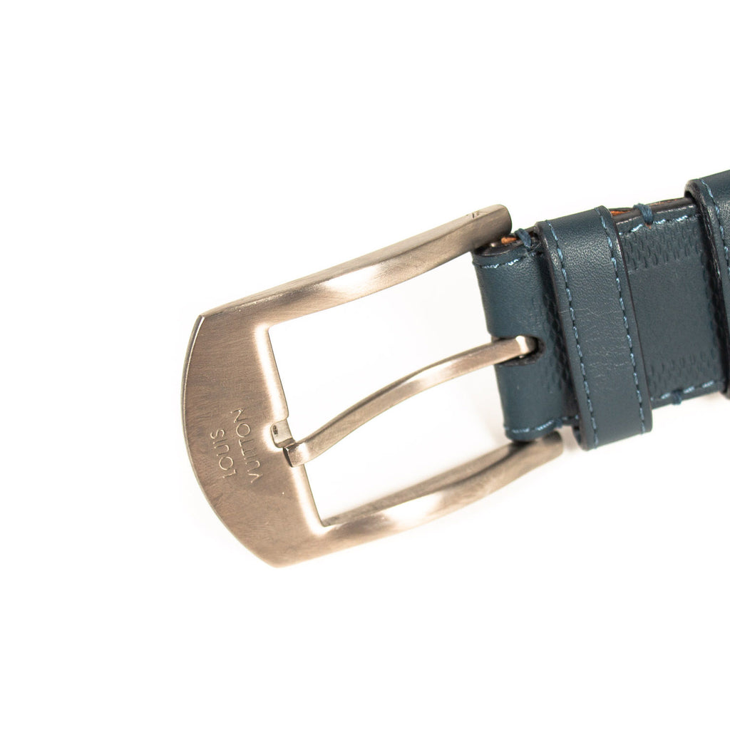 Shop authentic Louis Vuitton Damier Infini Leather Belt at revogue