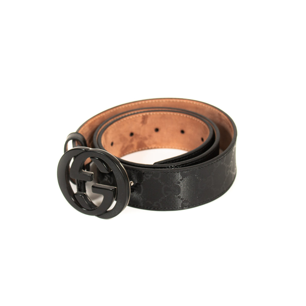 Gucci GG Interlocking Leather Belt Accessories Gucci - Shop authentic new pre-owned designer brands online at Re-Vogue