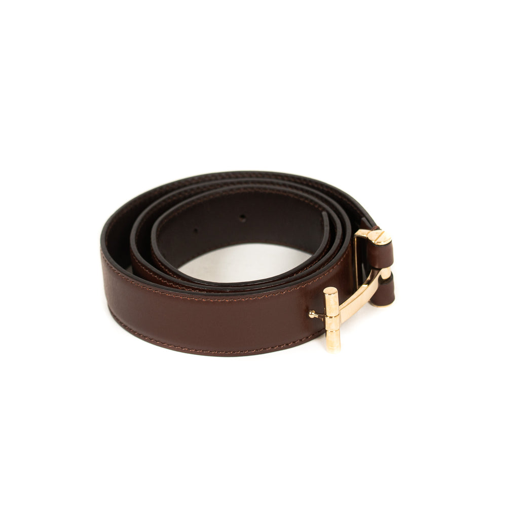 Tom Ford Logo Leather Belt Accessories Tom Ford - Shop authentic new pre-owned designer brands online at Re-Vogue