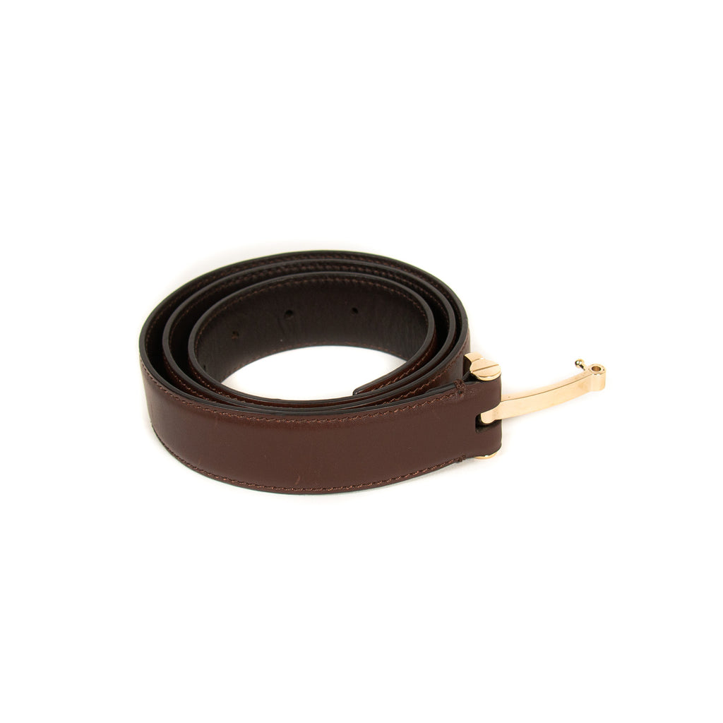 Tom Ford Logo Leather Belt Accessories Tom Ford - Shop authentic new pre-owned designer brands online at Re-Vogue