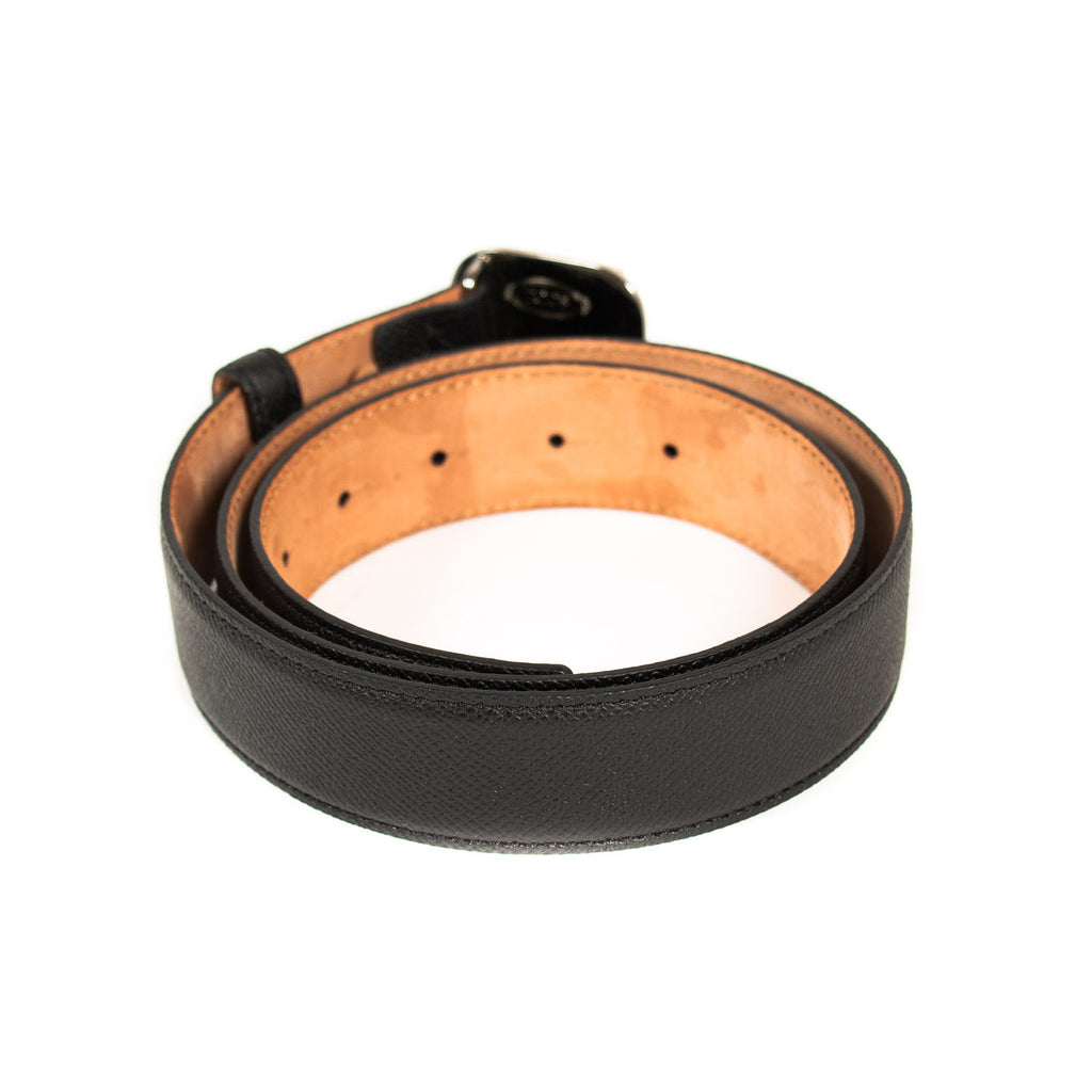 Tod's T Logo Leather Belt Accessories Tod's - Shop authentic new pre-owned designer brands online at Re-Vogue