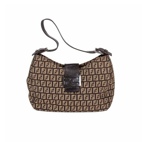 Fendi 2Jours Petite Embellished Leather Tote