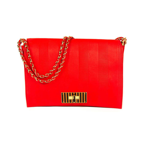 Fendi 2Jours Petite Embellished Leather Tote
